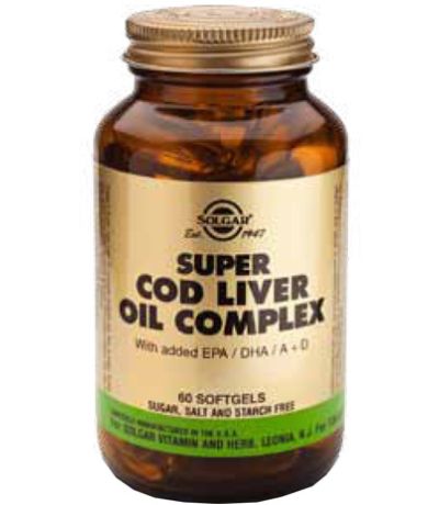 Super Cod Liver Oil Complex 60caps Solgar