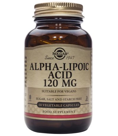 Acido Alfa Lipoico 120Mg Vegan 60caps Solgar