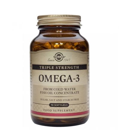 Omega-3 Triple concentracion SinGluten 50caps Solgar