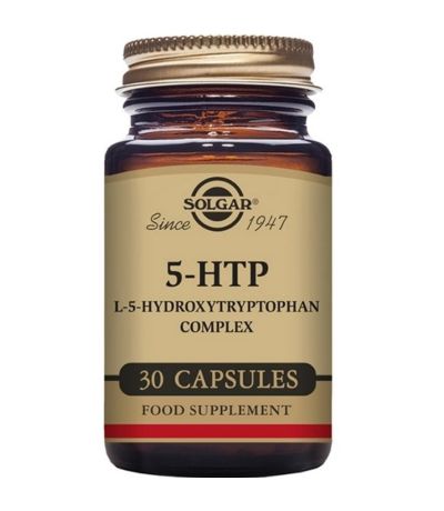 5-Htp L-5-Hidroxitriptofano SinGluten Vegan 30caps Solgar