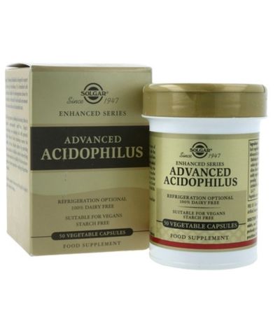 Acidophilus Avanzado SinGluten 50caps Solgar