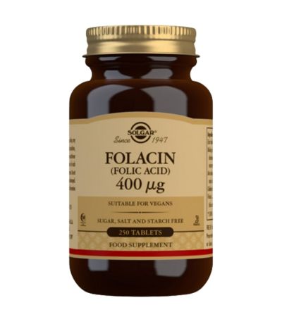 Folacin Acido Folico 400Mg 250comp Solgar