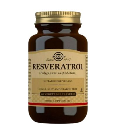 Resveratrol 100Mg SinGluten Vegan 60caps Solgar