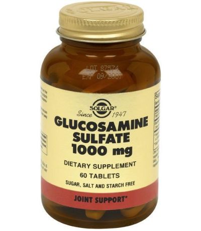 Sulfato Glucosamina 60comp Solgar