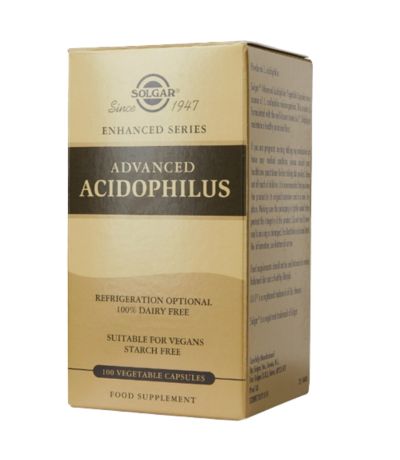 Acidophilus Avanzado SinGluten Vegan 100caps Solgar