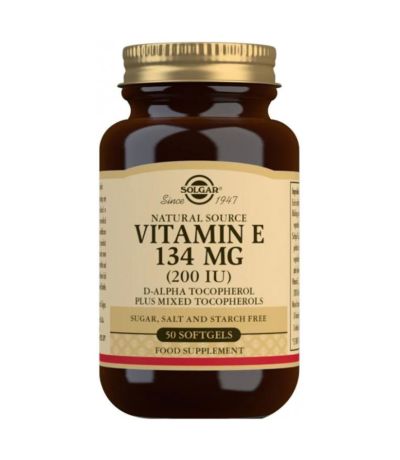 Vitamina E 200 UI 50caps Solgar