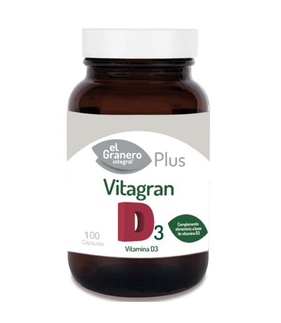 Vitagran D3 Vitamina-D3 100caps El Granero Integral