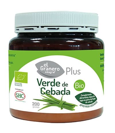 Verde de Cebada en Polvo Bio Vegan 200g El Granero Integral