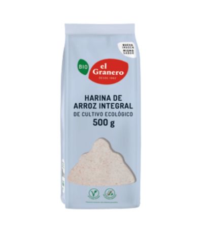 Harina de Arroz Integral Bio 500g El Granero Integral