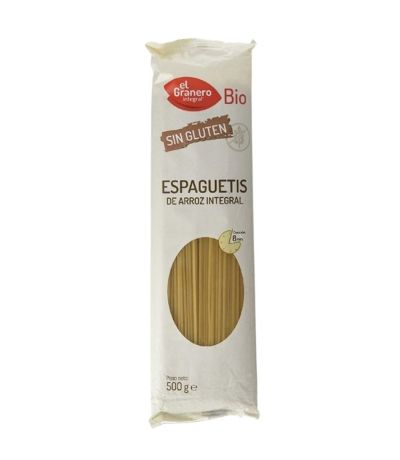 Espagueti de Arroz Integral SinGluten Bio 500g El Granero Integral