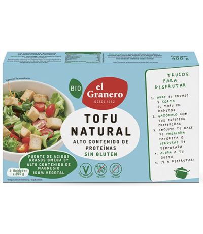 Tofu Natural Bio Pack 2x200g Granero Integral