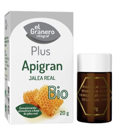 Apigran Jalea Real Bio 20g Granero Integral