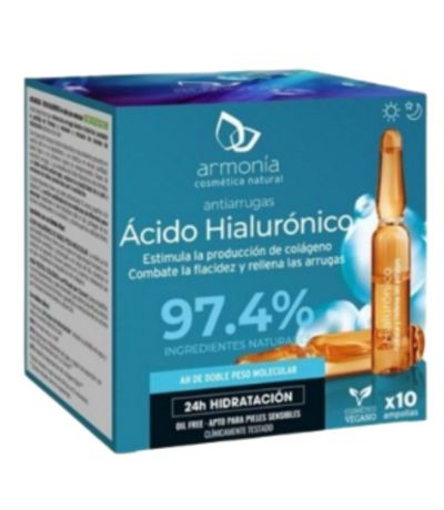 Acido Hialuronico Antiarrugas Vegano 10ampx2ml Armonia