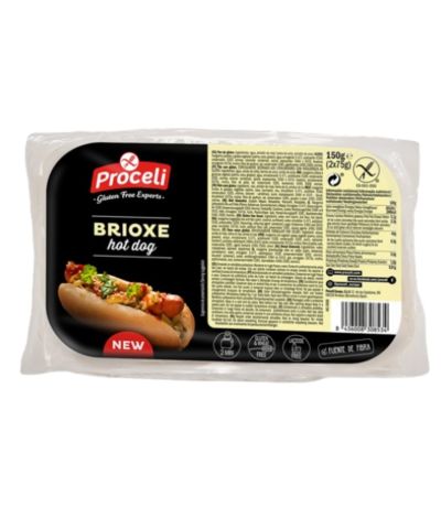 Pan Brioxe Hot Dog SinGluten 2x75g Proceli