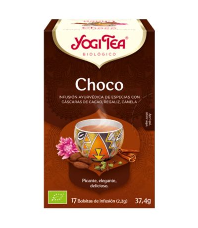 Infusion Choco SinGluten Bio Vegan 17inf Yogi Tea