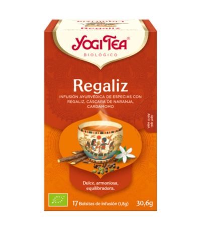 Infusion Regaliz SinGluten Bio Vegan 17inf Yogi Tea