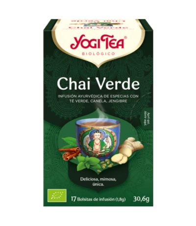 Chai Verde Infusion Bio 17inf Yogi Tea