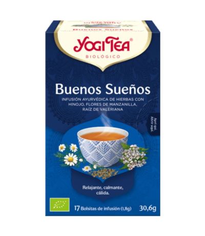 Infusion Buenos Sueños SinGluten Bio Vegan 6cajasx17inf Yogi Tea
