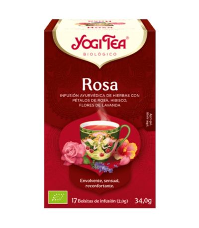 Infusion Rosa SinGluten Bio Vegan 17inf Yogi Tea