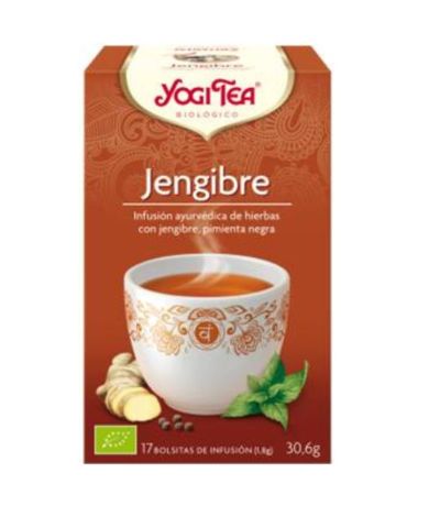 Infusion Jengibre SinGluten Bio Vegan 17inf Yogi Tea