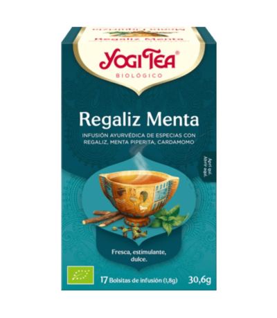 Infusion Regaliz Menta SinGluten Bio Vegan 17inf Yogi Tea