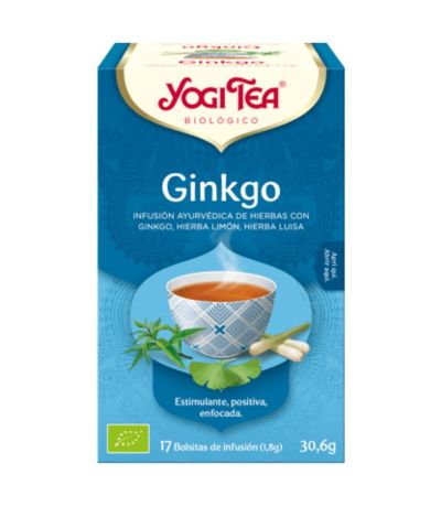 Infusion Ginkgo SinGluten Bio Vegan 17inf Yogi Tea