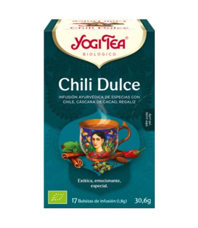 Chili Dulce Infusion SinGluten Bio Vegan 17inf Yogi Tea