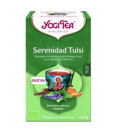 Serenidad Tulsi Infusion Eco 17inf Yogi Tea