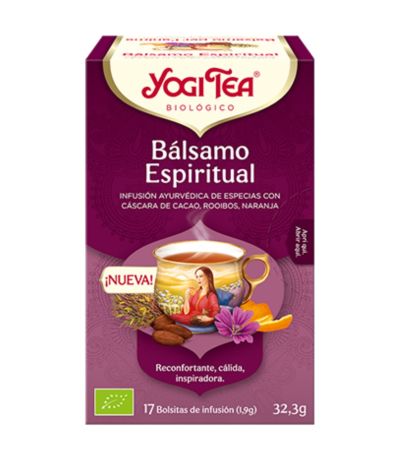 Infusion Balsamo Espiritual SinGluten Bio Vegan 17inf Yogi Tea