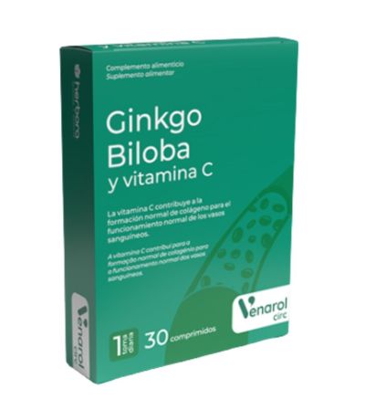 Ginkgo Biloba Vit-C 30comp Venarol Herbora