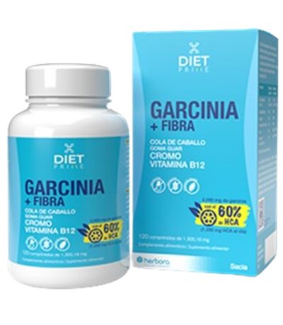 Diet Prime Garcinia y Fibra 120comp Herbora