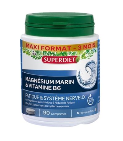 Magnesium Marine con Vitamina B6 90comp Super Diet