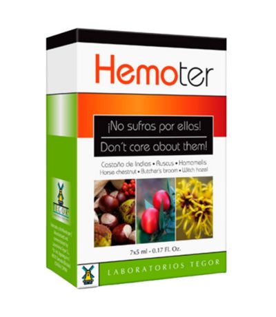 Hemoter Hemorroides Monodosis 7x5mL Tegor