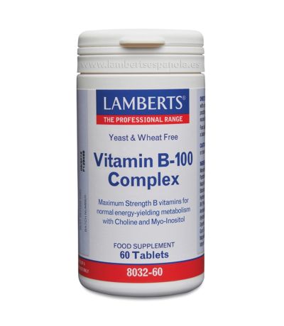 Vitamina-B Complex100 Vegan 60comp Lamberts