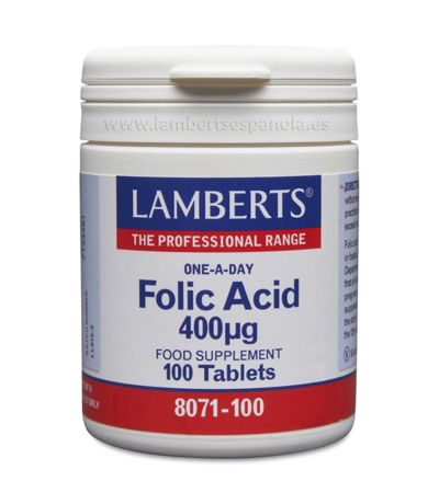 Acido Folico 400Mg Vegan 100comp Lamberts