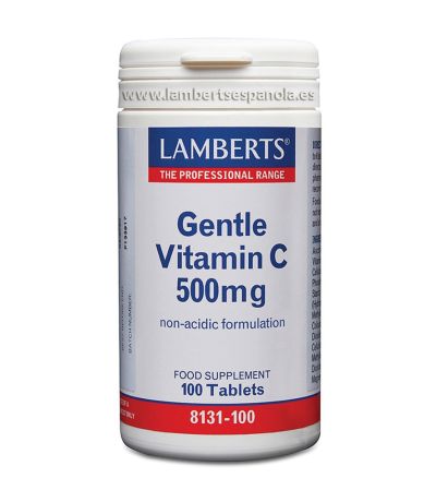 Gentle Vitamina C 500Mg Vegan 100comp Lamberts