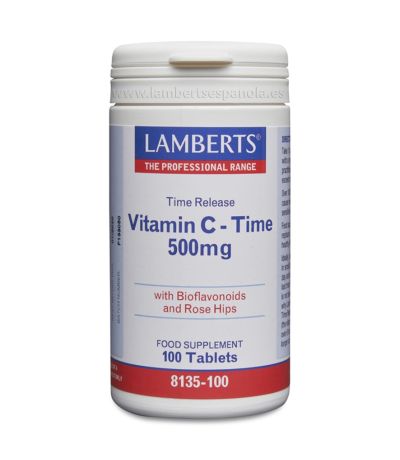 Vitamina-C Time 500mg Vegan 100comp Lamberts