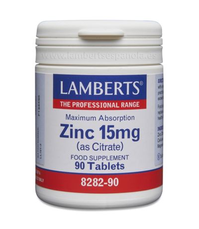 Zinc Citrato 15Mg Vegan 90caps Lamberts