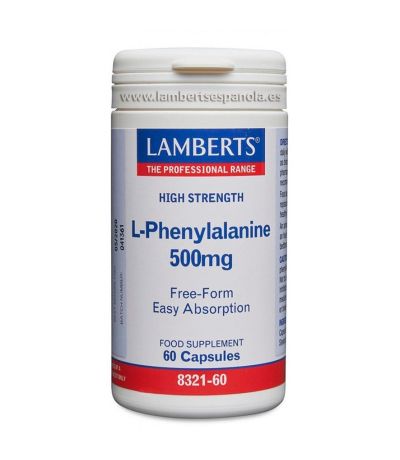 L-Fenilalanina 500Mg 60caps Lamberts