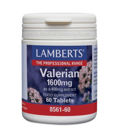 Valeriana 1600Mg 60comp Lamberts