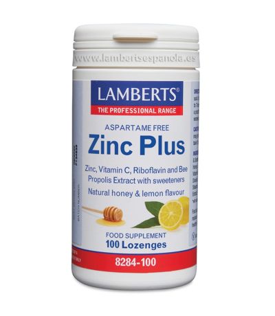 Zinc Plus Masticables 100 past Lamberts