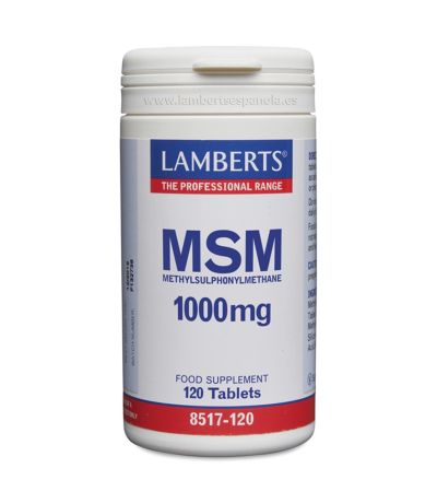 MSM 1000Mg Vegan 120caps Lamberts