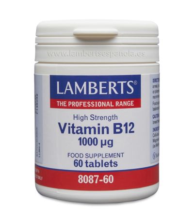 Vitamin B12 1000Mg 60comp Lamberts
