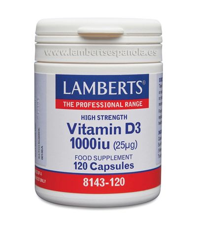 Vitamin D3 1000Ui 120caps Lamberts