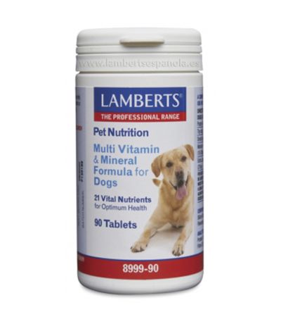 Pet Nutrition Vitaminas y Minerales para Perros 90comp Lamberts