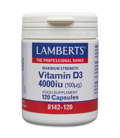 Vitamina-D3 4000Ui 120comp Lamberts