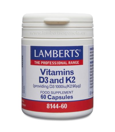 Vitamin-D3K2 90Mg 60comp Lamberts