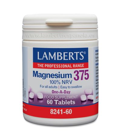 Magnesio 375Mg 60comp Lamberts