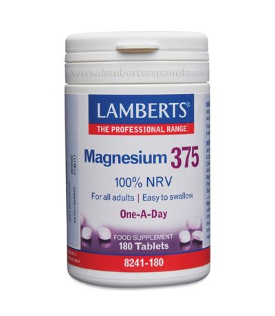 Magnesio 375Mg 180comp Lamberts