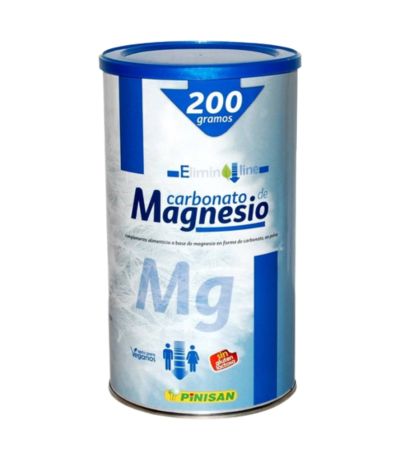 Carbonato Magnesio Polvo 200g Vegan SinGluten Pinisan